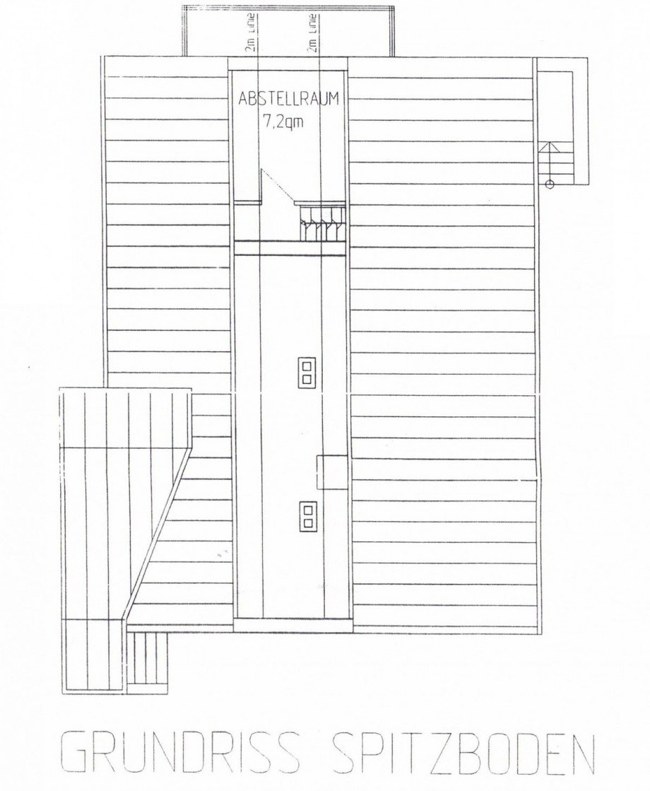 Grundriss Spitzboden Zweifamilienhaus Hamburg