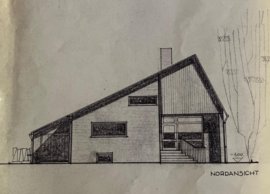 Nordansicht Einfamilienhaus Hamburg