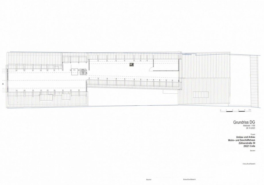 Grundriss DG Wohn- / Gesch�ftshaus Celle