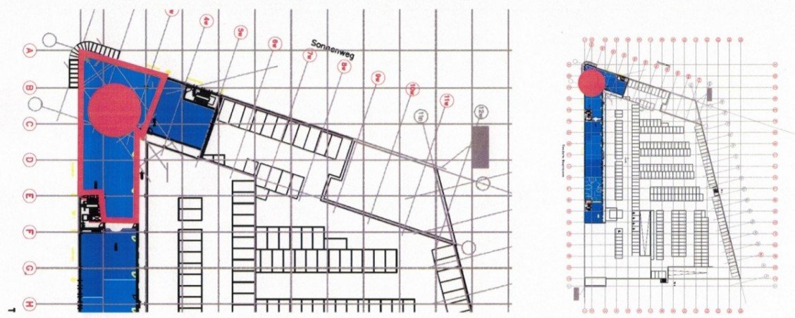 Lageplan 3. OG B�ro / Praxis Hamburg