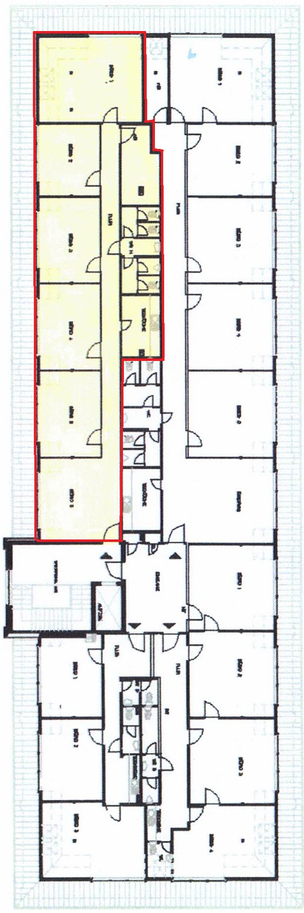 Grundriss DG B�rofl�che Hamburg