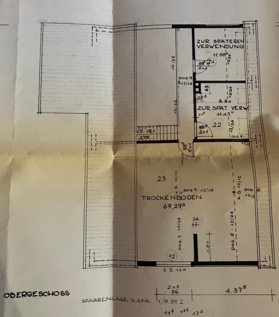 Grundriss Obergeschoss Einfamilienhaus Hamburg